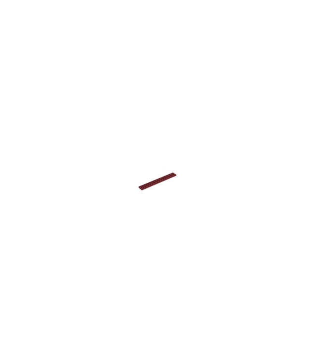 LEGO - Plaat 2 x 16 - Dark Red | N