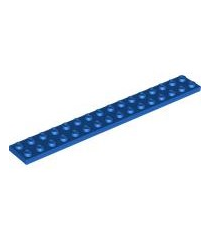 LEGO - Plaat 2 x 16 - Blue | N - Thumbnail