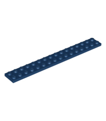 LEGO - Plaat 2 x 16 - Dark Blue | N - Thumbnail