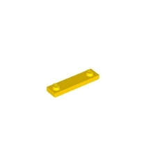 LEGO - Plaat, gemodificeerd 1 x 4 met 2 noppen met groef - Yellow | N - Thumbnail