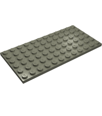 LEGO - Plaat 6 x 12 - Dark Gray | N - Thumbnail