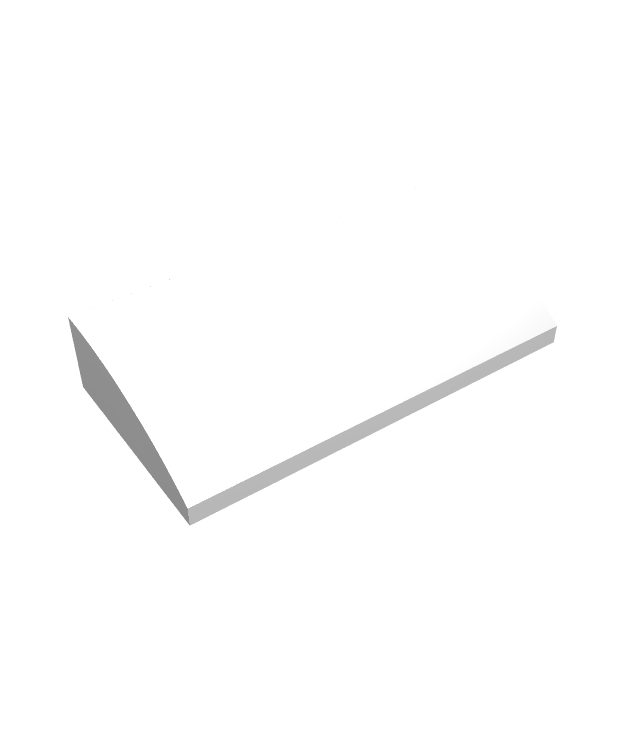 LEGO - Helling, gebogen 2 x 4 x 2/3 met onderbuizen - White | N