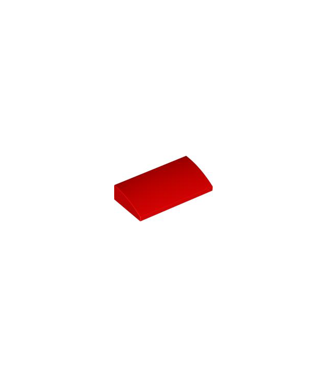 LEGO - Helling, gebogen 2 x 4 x 2/3 met onderbuizen - Red | N