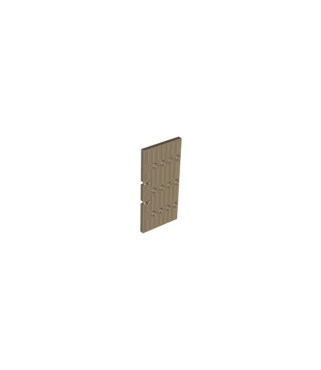 LEGO - Deur 1 x 5 x 8 1/2 traliedeel / hekpoort - Dark Tan | N