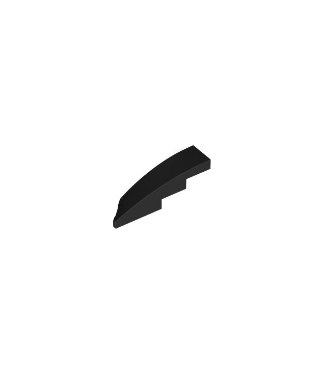 LEGO - Wig 4 x 1 rechts - Black | N