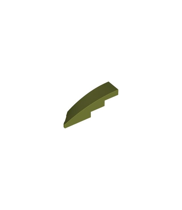 LEGO - Wig 4 x 1 rechts - Olive Green | N