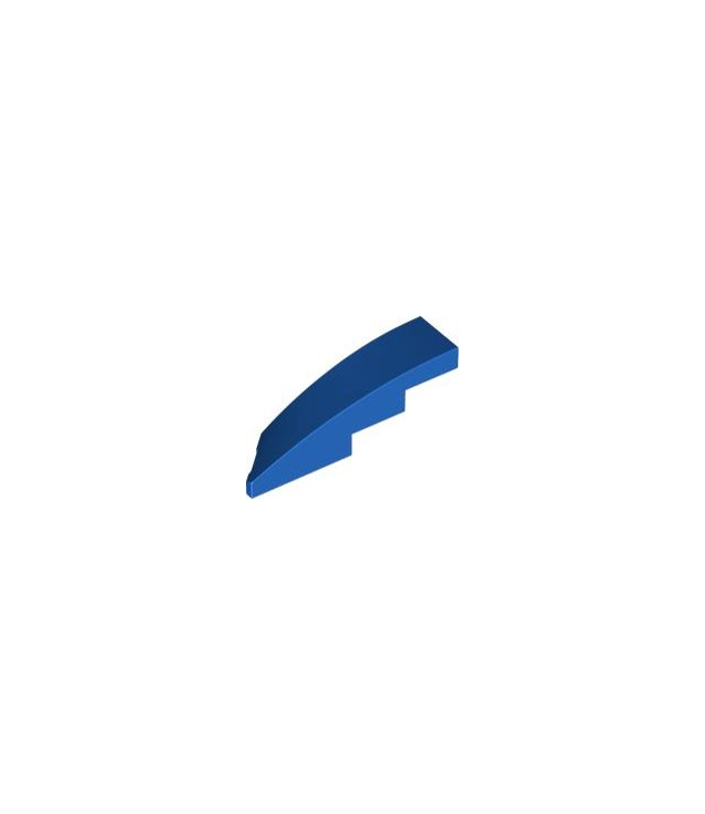 LEGO - Wig 4 x 1 rechts - Blue | N