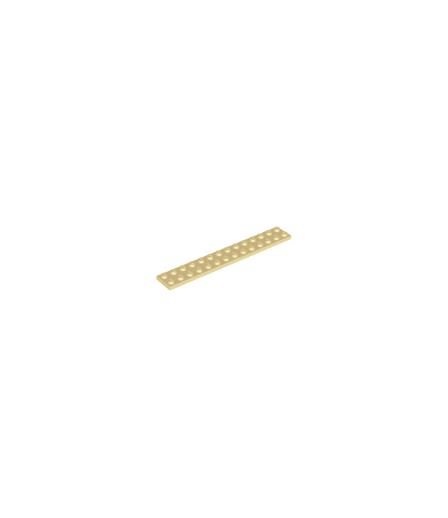 LEGO - Plaat 2 x 14 - Tan | N