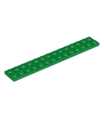 LEGO - Plaat 2 x 14 - Green | N - Thumbnail