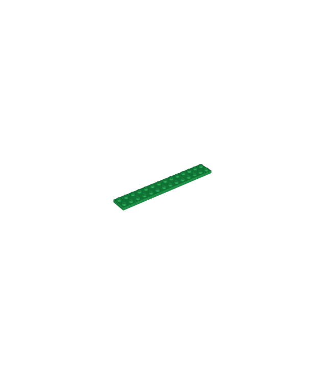 LEGO - Plaat 2 x 14 - Green | N