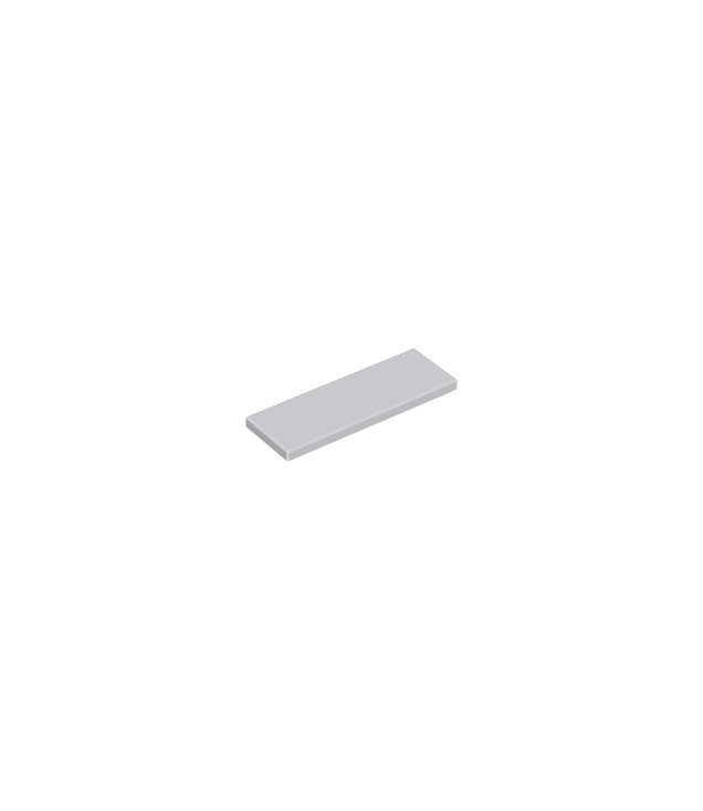 LEGO - Tegel 2 x 6 - Light Bluish Gray | N