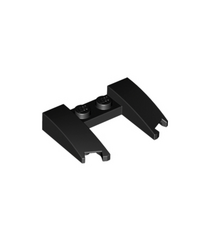 LEGO - Wig 3 x 4 x 2/3 gebogen met uitsparing - Black | N - Thumbnail