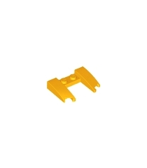 LEGO - Wig 3 x 4 x 2/3 gebogen met uitsparing - Bright Light Orange | N - Thumbnail