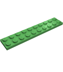 LEGO - Plaat 2 x 10 - Bright Green | N - Thumbnail