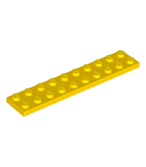 LEGO - Plaat 2 x 10 - Yellow | N - Thumbnail