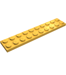LEGO - Plaat 2 x 10 - Bright Light Orange | N - Thumbnail