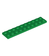 LEGO - Plaat 2 x 10 - Green | N - Thumbnail