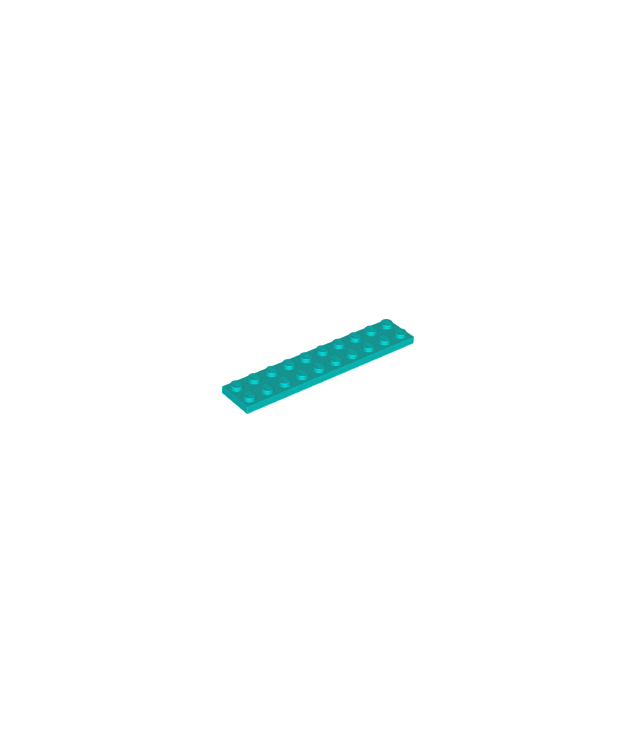 LEGO - Plaat 2 x 10 - Dark Turquoise | N