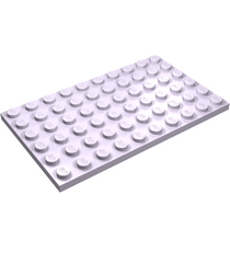 LEGO - Plaat 6 x 10 - Lavender | N - Thumbnail