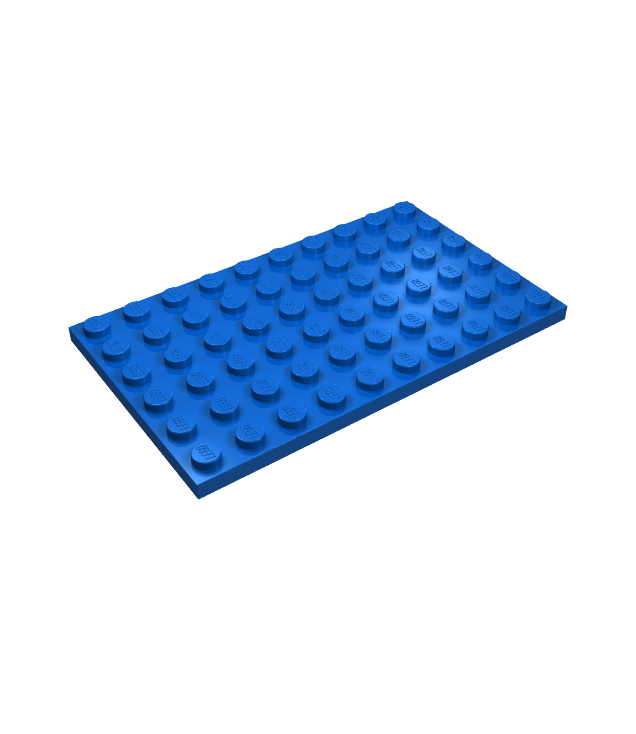 LEGO - Plaat 6 x 10 - Blue | N