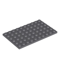 LEGO - Plaat 6 x 10 - Dark Bluish Gray | N - Thumbnail