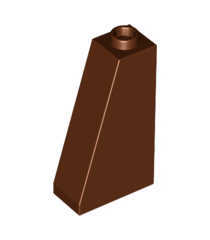 LEGO - Helling 75 graden2 x 1 x 3 - holle nop - Reddish Brown | N - Thumbnail
