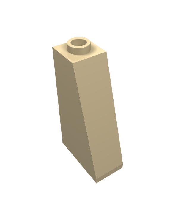 LEGO - Helling 75 graden2 x 1 x 3 - holle nop - Tan | N
