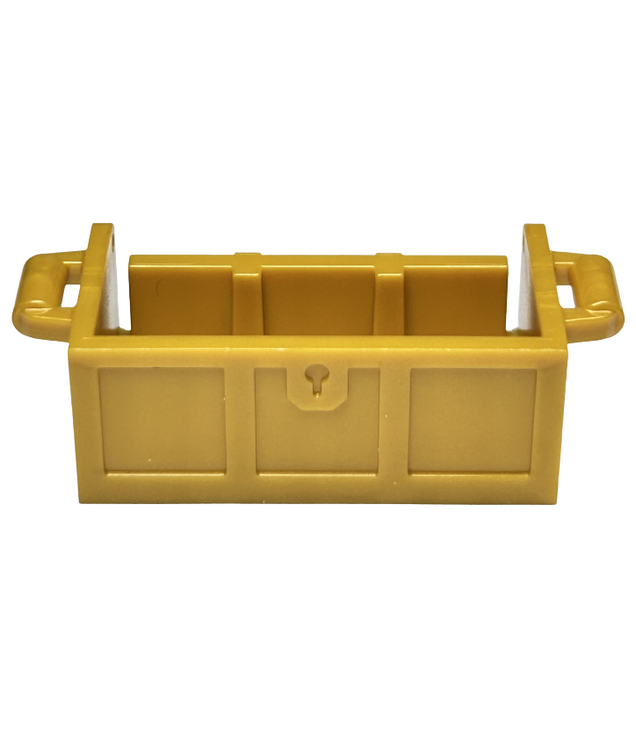LEGO - Schatkistbodem met sleuven aan achterkant - Pearl Gold | N