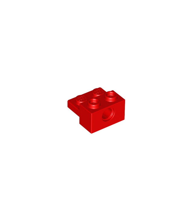 LEGO - Technic, steen gemodificeerd 1 x 2 met gat en 1 x 2 plaat - Red | N