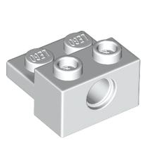 LEGO - Technic, steen gemodificeerd 1 x 2 met gat en 1 x 2 plaat - White | N - Thumbnail