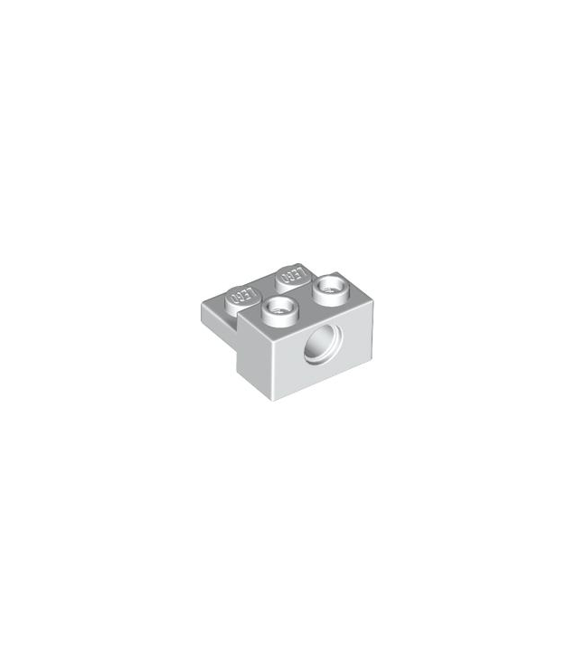 LEGO - Technic, steen gemodificeerd 1 x 2 met gat en 1 x 2 plaat - White | N