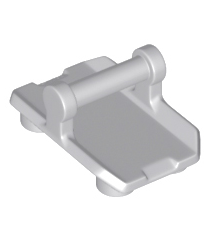 LEGO - Plaat, gemodificeerd 2 x 3 omgekeerd met 4 noppen en staaf-handgreep aan onderzijde (schommelplaat) - Light Bluish Gray | N - Thumbnail