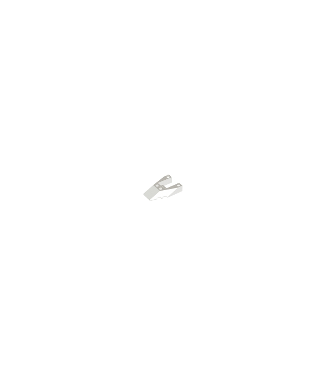 LEGO - Wig 6 x 4 met uitsparing en nopinkepingen - White | N
