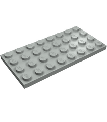 LEGO - Plaat 4 x 8 - Light Gray | N - Thumbnail