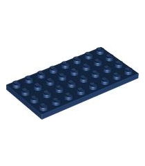 LEGO - Plaat 4 x 8 - Dark Blue | N - Thumbnail