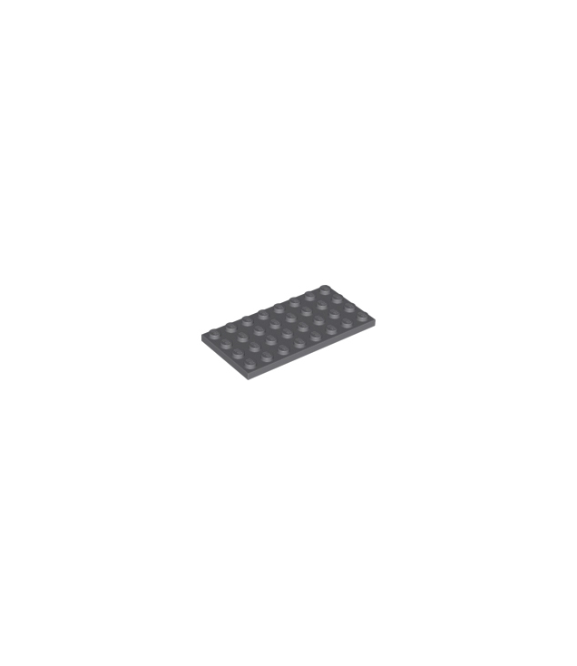 LEGO - Plaat 4 x 8 - Dark Bluish Gray | N