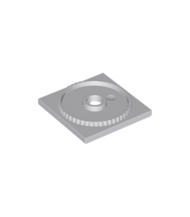 LEGO - Draaitafel 4 x 4 vierkante basis, vergrendelend - Light Bluish Gray | N - Thumbnail