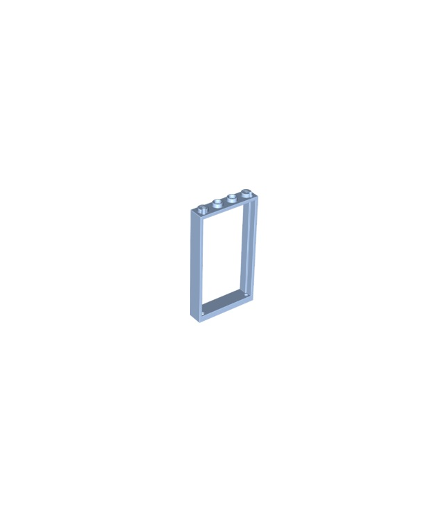 LEGO - Deurframe 1 x 4 x 6 met 2 gaten boven en onder - Bright Light Blue | N