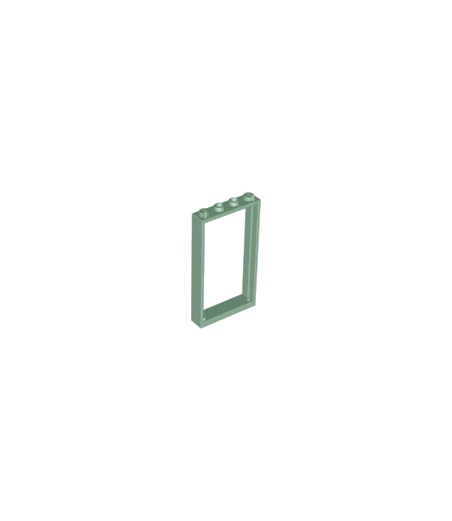 LEGO - Deurframe 1 x 4 x 6 met 2 gaten boven en onder - Sand Green | N