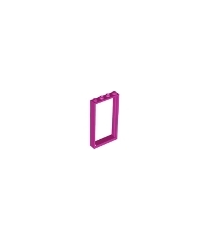 LEGO - Deurframe 1 x 4 x 6 met 2 gaten boven en onder - Magenta | N - Thumbnail