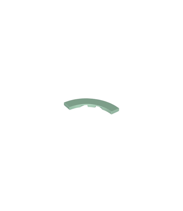 LEGO - Tegel, ronde hoek 4 x 4 macaroni breed - Sand Green | N