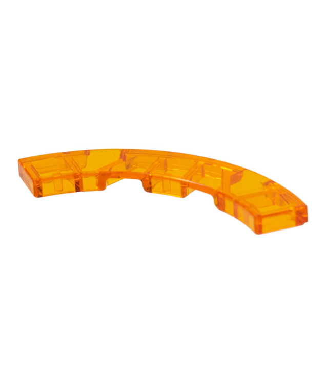 LEGO - Tegel, ronde hoek 4 x 4 macaroni breed - Trans-Orange | N