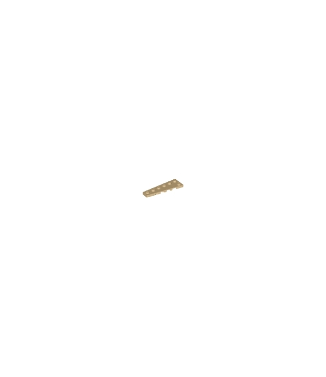 LEGO - Wig, plaat 6 x 2 links - Dark Tan | N