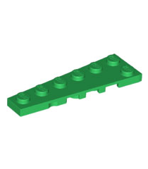 LEGO - Wig, plaat 6 x 2 links - Green | N - Thumbnail