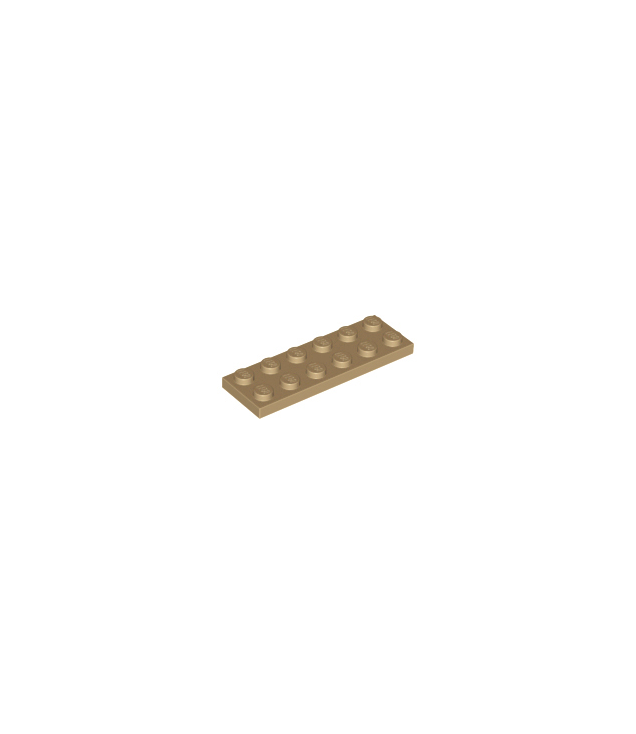 LEGO - Plaat 2 x 6 - Dark Tan | N