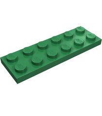 LEGO - Plaat 2 x 6 - Green | N - Thumbnail