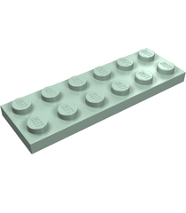 LEGO - Plaat 2 x 6 - Sand Green | N - Thumbnail
