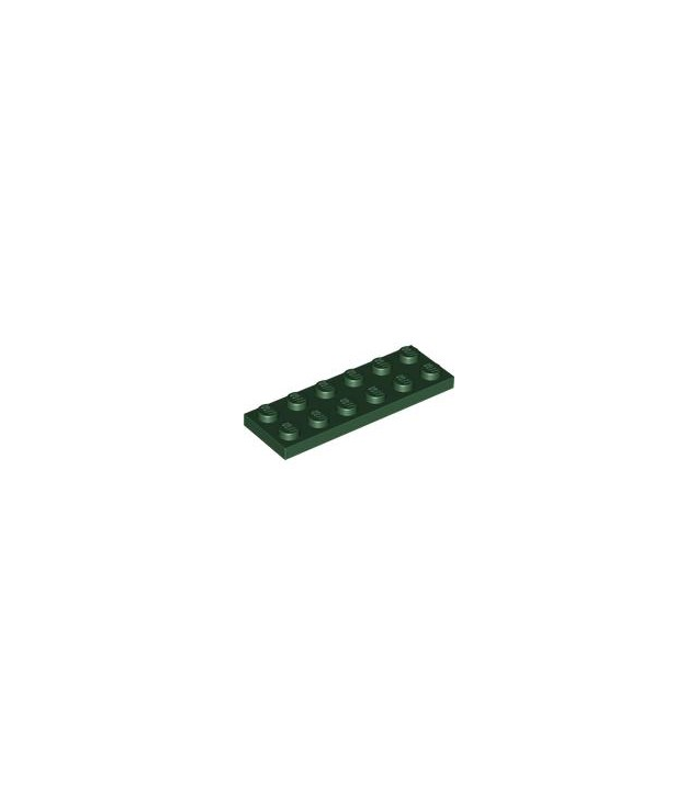 LEGO - Plaat 2 x 6 - Dark Green | N