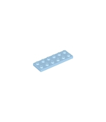 LEGO - Plaat 2 x 6 - Bright Light Blue | N - Thumbnail