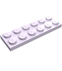 LEGO - Plaat 2 x 6 - Lavender | N - Thumbnail